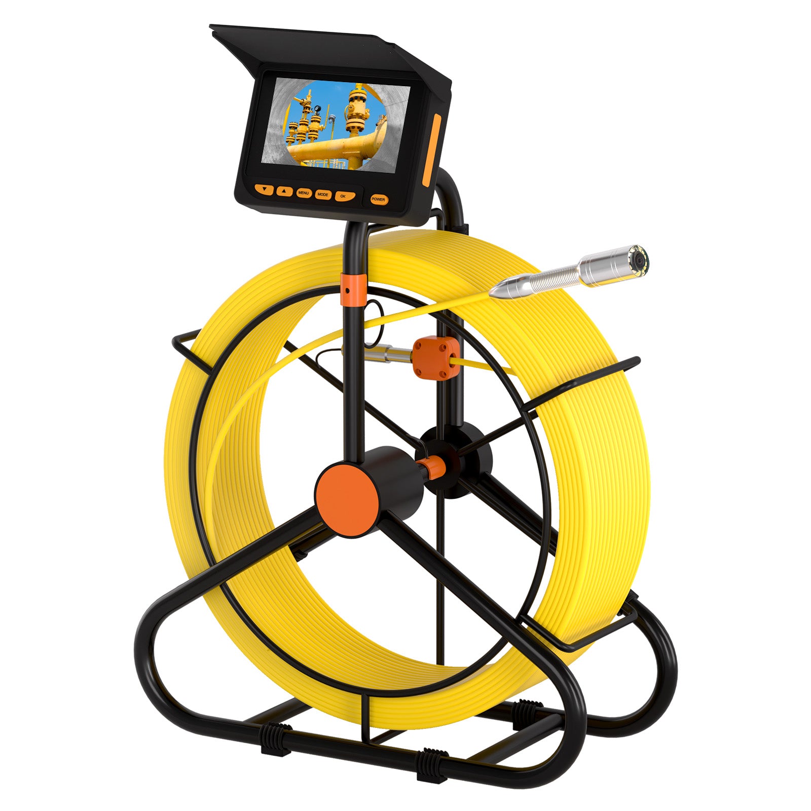 23mm camera, 5mm wire diameter, pipeline inspection camera